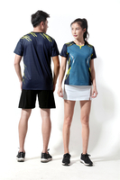 Ropa de tenis estampada con protección solar de secado rápido
