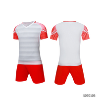 Camiseta de fútbol transpirable para niños de color morado