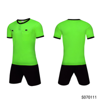 Camiseta de fútbol infantil roja de secado rápido