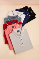 Polo uniforme de poliéster y algodón bordado