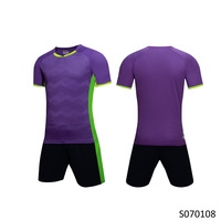 Camiseta de fútbol clásica azul para mujer